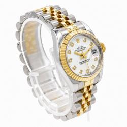 Rolex Datejust 26MM 179173 Two-Tone Factory Diamond Dial  Watch